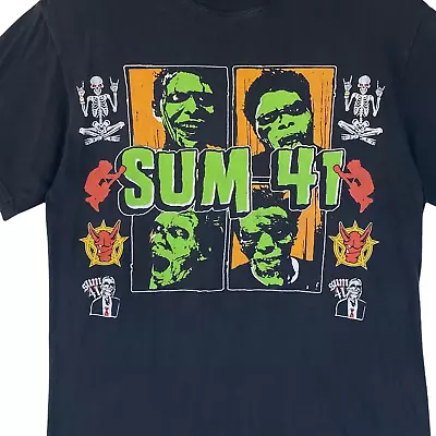 Buy Sum 41 Halloween T-shirt Black Unisex All Sizes S-5Xl 2F504 • 18.48£
