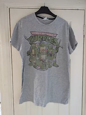 Buy Primark X Nickelodeon Teenage Mutant Ninja Turtles Distressed T-shirt Large • 10£