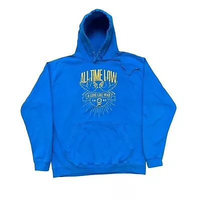 Buy All Time Low Vintage Band Hoodie L Concert Tour Punk Rock Blink 182 Fall Out Boy • 28£