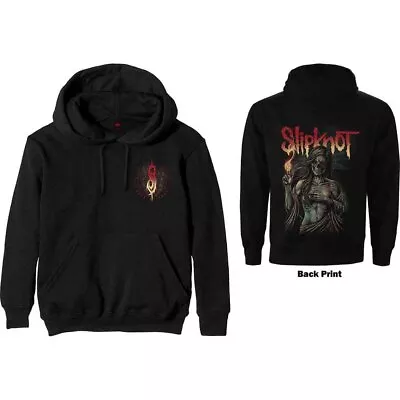 Buy Slipknot 'Burn Me Away' Black Pullover Hoodie - NEW OFFICIAL • 29.99£