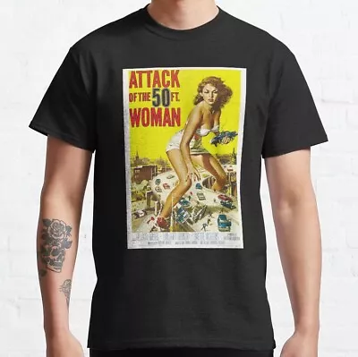 Buy Attack Of The 50ft Woman Classic Sci-fi Movie . Classic T-shirt • 18.66£