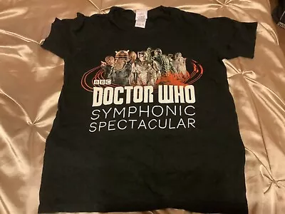 Buy BBC Doctor Who T-shirt Dr Who Symphonic Spectacular Size Youth 12-14 • 8.95£