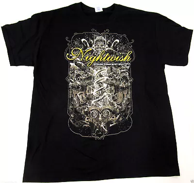 Buy NIGHTWISH T-shirt Orpheum Theatre Vancouver BC Tour Tee Men LARGE Black New • 11.70£
