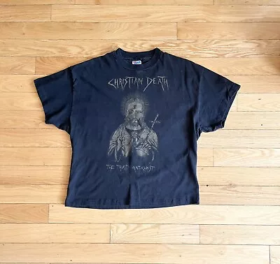 Buy Vintage CHRISTIAN DEATH T Shirt Black Sz L • 177.38£