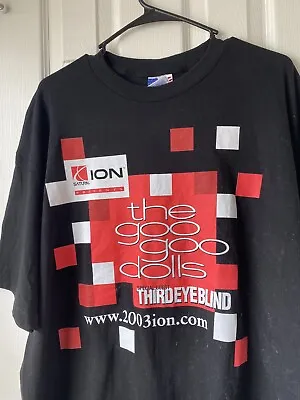 Buy 2003 Unbranded Black The Goo Goo Dolls Music Band T-Shirt Adult Size XL • 28£