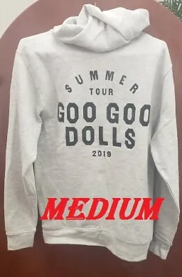 Buy Goo Goo Dolls 2019 Summer Concert Tour Sweatshirt Hooded Zip Up Medium Shirt • 27.07£