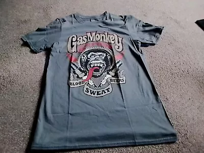 Buy Bundle Of 2 Adults Unisex Gas Monkey Garage Blood Sweat Beers Tee Shirts • 2.50£