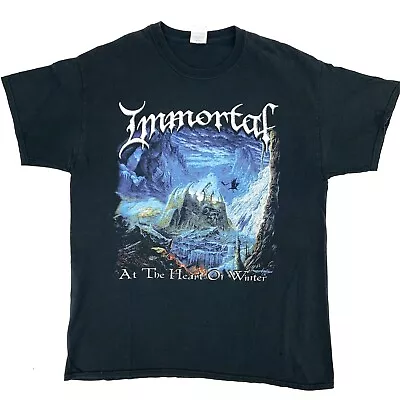 Buy Vintage 1999 Immortal At The Heart Of Winter T Shirt Double Sided Mens Medium • 92.43£