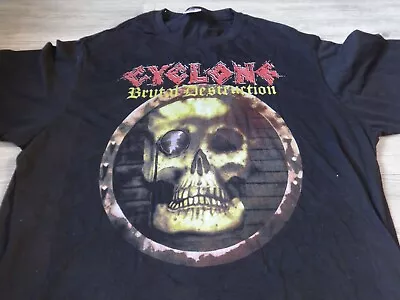 Buy Cyclone Old Rar Vintage Shirt Thrash Metal Hallows Eve Grinder • 45.52£