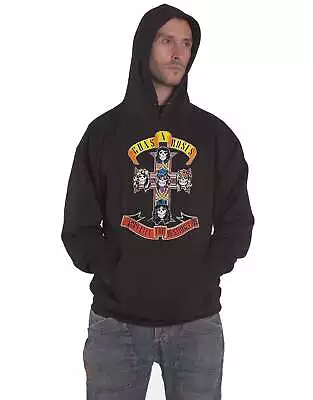 Buy Guns N' Roses Hoodie Appetite For Destruction New Official Mens Black Pullover • 29.95£