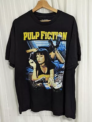 Buy Pulp Fiction T Shirt Mens Size XL Official Miramax Black Graphic Print • 13.99£