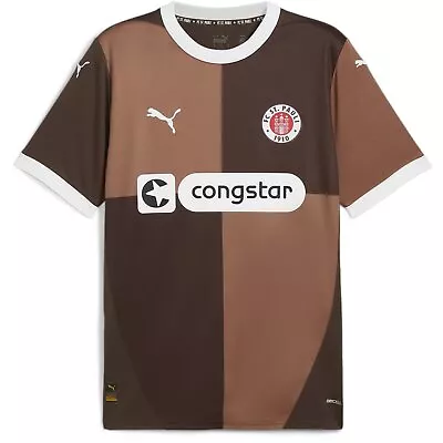 Buy Puma Mens St Pauli Home Shirt 2024 2025 Adults Domestic Crew Neck • 74.99£