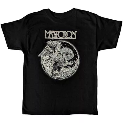 Buy Mastodon Kids T Shirt Griffin Band Logo Official Black Ages 5-14 Yrs XL • 14.26£