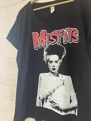 Buy Misfits Famous Monsters Bride Of Frankenstein T-shirt 2XL New Unworn Horror Punk • 7£