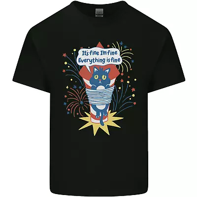 Buy I'm Fine Funny At Fireworks Bonfire Day July 4th Kids T-Shirt Childrens • 8.49£