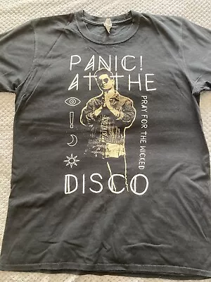 Buy Panic! At The Disco Tour T Shirt, Large ( Brendon Urie) • 12£