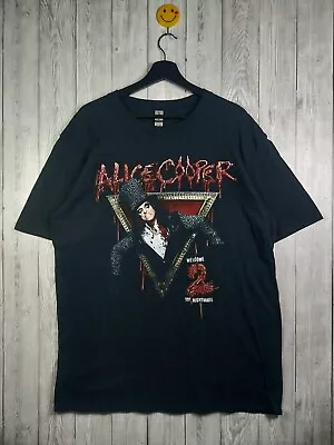 Buy Alice Cooper Welcome To My Nightmare Gildan Print T-Shirt Size XL • 14.99£