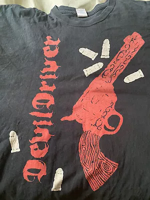 Buy Size XXL Devil Driver  Vintage 2000s Faded Metal T Shirt 26” X 31 XL/XXL • 67.92£