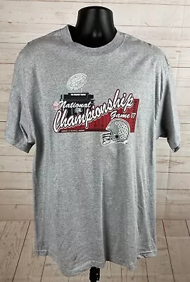Buy Ohio State National Champ Game 2007 Shirt Adult XL Gray Pre Owned ST117 • 14.93£