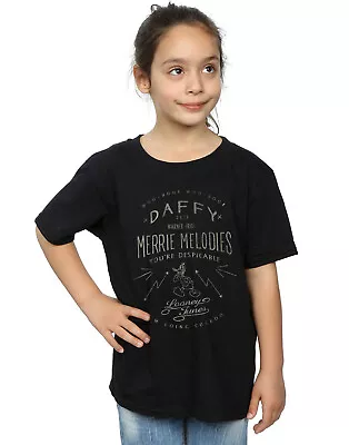 Buy Looney Tunes Girls Daffy Duck Despicable T-Shirt • 12.99£