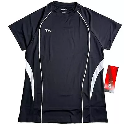 Buy Tyr Womens Alliance Tech Tee Tshirt - Textured Black - Size Small - $34 • 16.76£