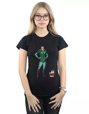 Buy The Big Bang Theory Women's Sheldon Superhero T-Shirt • 13.99£