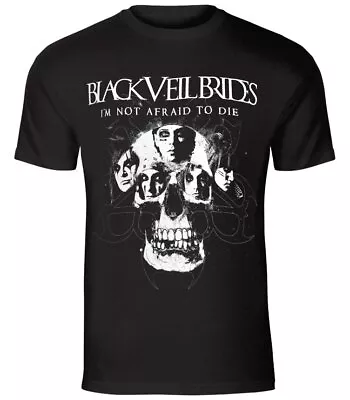 Buy BLACK VEIL BRIDES - Official Unisex T- Shirt - I'm Not Afraid  -   Black  Cotton • 14.99£