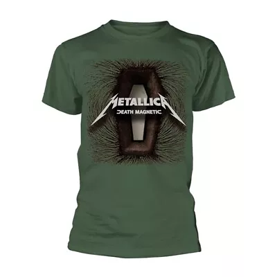 Buy Metallica 'Death Magnetic' Green T Shirt - NEW • 16.99£