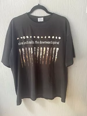 Buy Vintage 90's Nine Inch Nails Downward Spiral T Shirt 1994 XL All Sport Tag • 933.59£