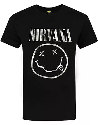 Buy Nirvana Black Logo Short Sleeved T-Shirt (Mens) • 16.95£