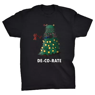 Buy Dalek DE-CO-RATE Funny Christmas Dr Who Inspired T-Shirt • 14.99£