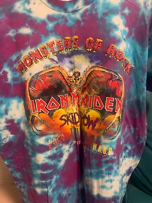 Buy Monsters Of Rock 1992 Tie Dye T-Shirt • 100£