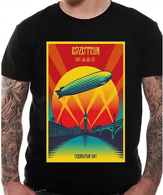 Buy Led Zeppelin T Shirt Celebration Day Hammersmith OFFICIAL Live Concert M L NEW • 11.99£