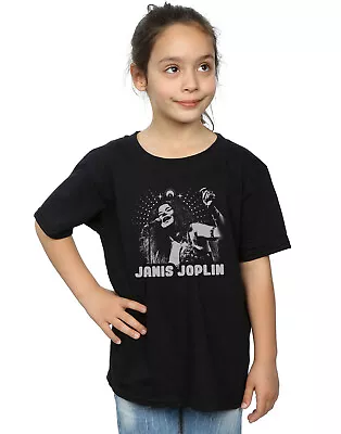 Buy Janis Joplin Girls Spiritual Mono T-Shirt • 12.99£
