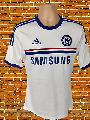 Buy Adidas Chelsea Football Club White Samsung Away Active Shirt Jersey Uk Small S • 19.99£