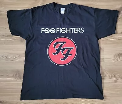 Buy Foo Fighters FF Logo T Shirt Official Red Black - Gildan Tag -  • 9£