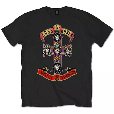 Buy Guns N Roses Appetite For Destruction Rock Official Tee T-Shirt Mens Unisex • 14.99£