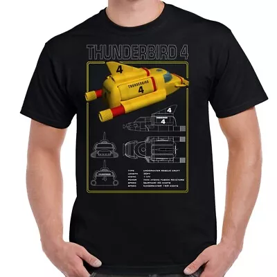 Buy Thunderbird 4 Schematic Adult T-Shirt • 17.93£