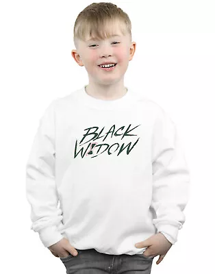 Buy Marvel Boys Black Widow Movie Alt Logo Sweatshirt • 15.99£