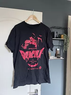 Buy Black Dracula Horror Graphic Tshirt Boohoo Size 18 • 5£