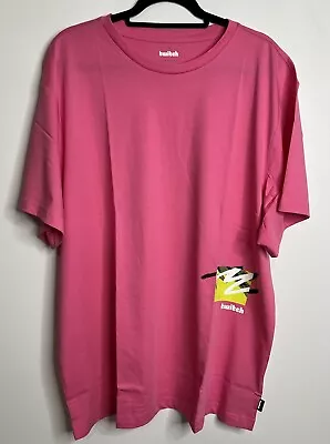 Buy Twitch Graphic T-Shirt Pink Mash XXL Unisex Logo 100% Cotton Gaming • 13.99£