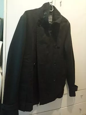 Buy Mens All Saints Size Medium Coat Black Smart Jacket  • 34.71£