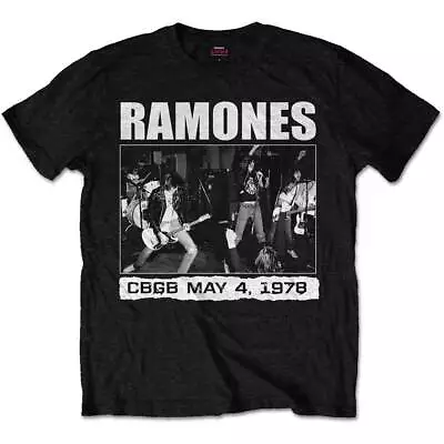 Buy Men The Ramones CBGBs 1978 Punk Rock Licensed Tee T-Shirt Men • 14.99£