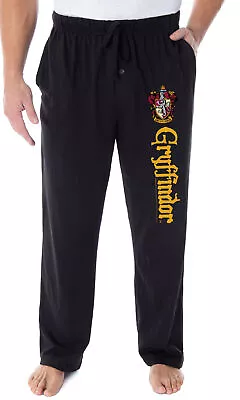 Buy Harry Potter Men's Hogwarts Castle School House Crest Pajama Pants - 5 Styles • 28£