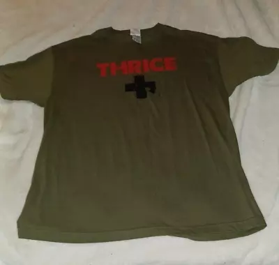 Buy Vintage 2003 THRICE The Artist In The Ambulance Unisex XL Shirt • 15.55£
