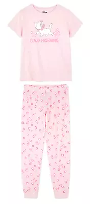 Buy Ladies Pyjamas DISNEY ARISTOCATS Women 6-24 T-Shirt Long Pants Nightwear Primark • 19.99£