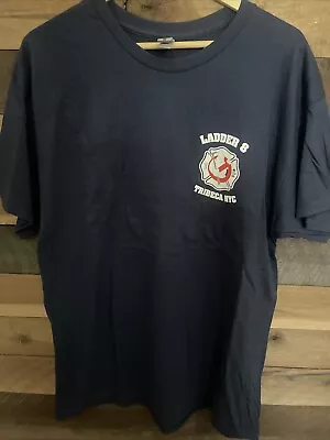 Buy FDNY Ghostbusters T Shirt Men's XL X-Large Ladder 8 Tribeca NYC Fire Department • 20.54£