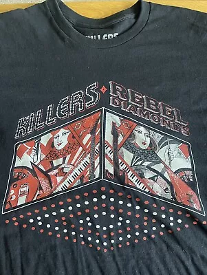 Buy The Killers Rebel Diamonds Tour 2024 T Shirt UK Large London Brand New • 39.99£