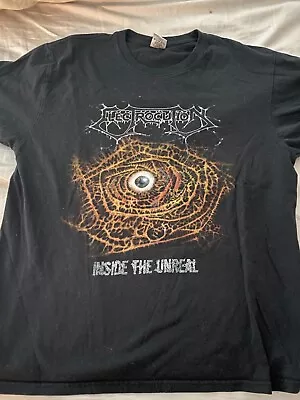 Buy Electrocution - Inside The Unreal Shirt Large Morbid Angel Obituary  Death Metal • 37.34£