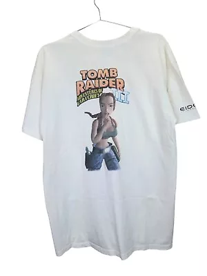 Buy Vintage Tomb Raider 3 T-shirt Adventures Of Laura Croft 90's PlayStation Size XL • 140.02£